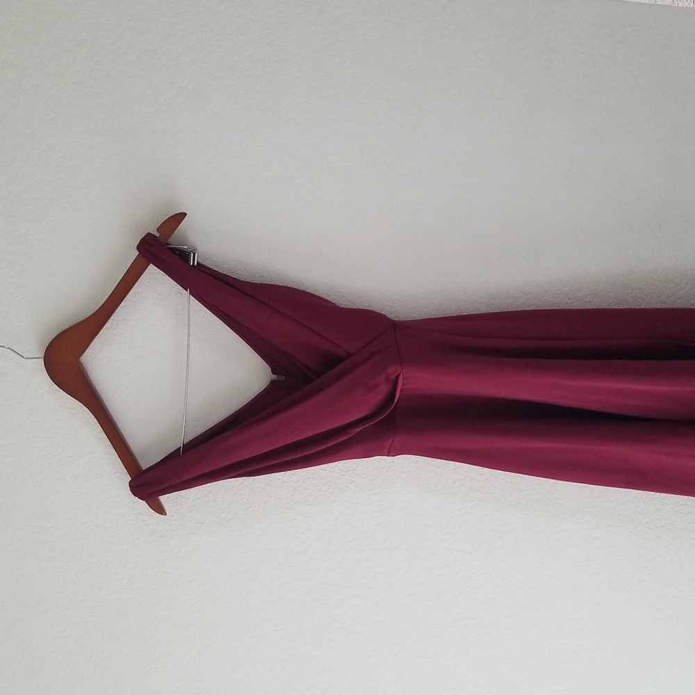 DKNY Red Wine Cocktail Dress